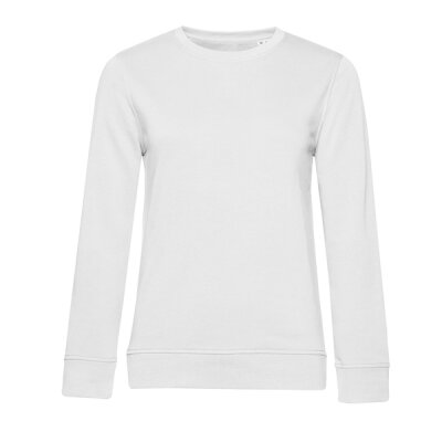 B&C -  Organic Crew Neck French Terry  Women (WW32B) - white M