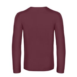 B&C - E190 Unisex Longsleeve Shirt (TU07T) - burgundy M