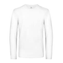 B&C - E190 Unisex Longsleeve Shirt (TU07T) - white M