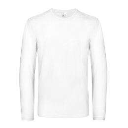 B&C - E190 Unisex Longsleeve Shirt (TU07T) - white L
