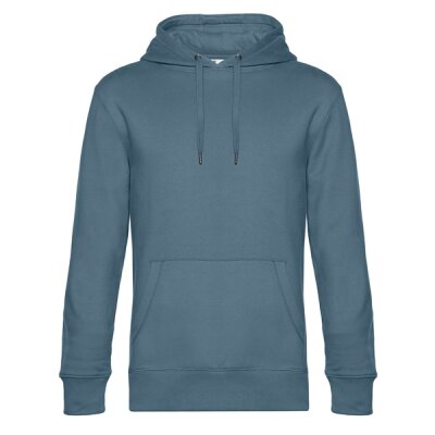 B&C - King Hooded Unisex Kapuzenpullover  (WU02K) - nordic blue L