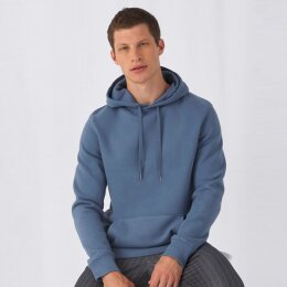 B&C - King Hooded Unisex Kapuzenpullover  (WU02K) - nordic blue L