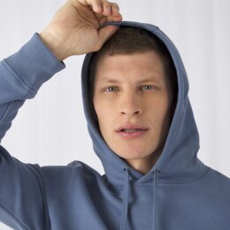 B&C - King Hooded Unisex Kapuzenpullover  (WU02K) - nordic blue L