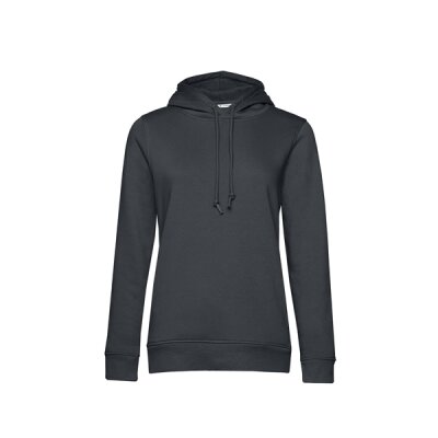 B&C - Organic Hooded Women Kapuzenpullover (WW34B) - asphalt S