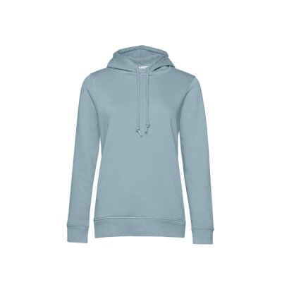 B&C - Organic Hooded Women Kapuzenpullover (WW34B) - blue fog M