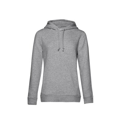 B&C - Organic Hooded Women Kapuzenpullover (WW34B) - heather grey XS
