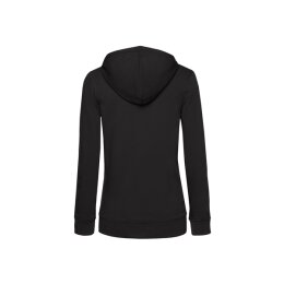 B&C - Organic Zipped Hooded Women (WW36B) - black XXL