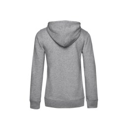 B&C - Organic Zipped Hooded Women (WW36B) - heather grey XXL