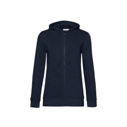 B&C - Organic Zipped Hooded Women (WW36B) - navy L