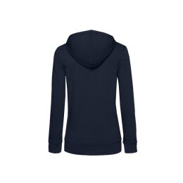 B&C - Organic Zipped Hooded Women (WW36B) - navy L