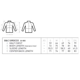 B&C - Unisex / Men Windbreaker (JU800) - black L