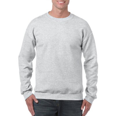 Gildan - 18000 - Heavy Blend Adult Crewneck Sweat - ash grey L
