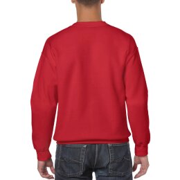 Gildan - 18000 - Heavy Blend Adult Crewneck Sweat - red M