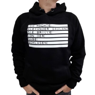 Pascow - Brille von der Nase - Kapuzenpullover - black XXXL