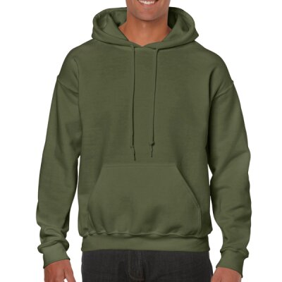 Gildan - 18500 Unisex Heavy Blend Hooded Sweat - olive (military green) XL