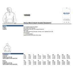 Gildan - 18500 Unisex Heavy Blend Hooded Sweat - safety green (neon) M