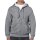 Gildan - 18600 Unisex Heavy Blend Zip Hooded Sweatshirt - graphite heather grey XL