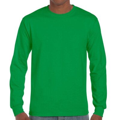 Gildan - 2400 Unisex Ultra Cotton Longsleeve - irish green L