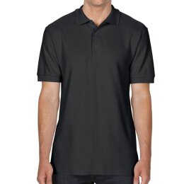 Gildan - 85800 Hammer Premium Cotton Double Piqué Polo Shirt - black M