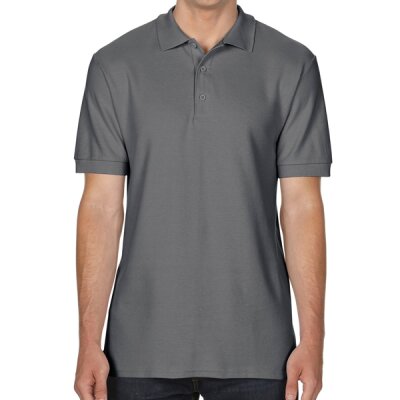Gildan - 85800 Hammer Premium Cotton Double Piqué Polo Shirt - charcoal XL