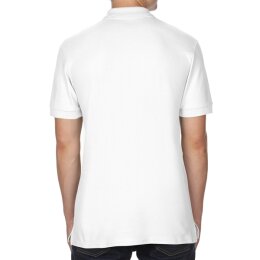 Gildan - 85800 Premium Cotton Double Piqué Polo Shirt - white M