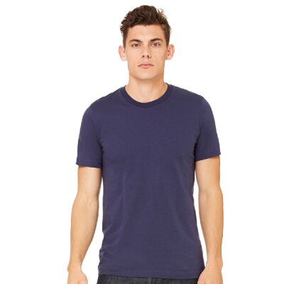 Bella + Canvas - 3001 Unisex Jersey Crewneck T-Shirt - navy M