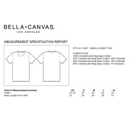 Bella + Canvas - 3001 Unisex Jersey Crewneck T-Shirt - navy M