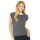 Bella + Canvas - 8804 Womens Flowy Muscle Tee Rolled Cuff - Dark Heather Grey (Dunkelgrau Meliert) M