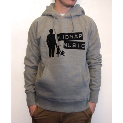 Kidnap Music - Logo - Kapu - heather grey L