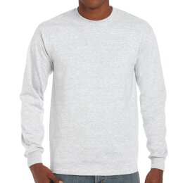 Gildan - 2400 Unisex Ultra Cotton Longsleeve - ash grey S