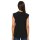 Bella + Canvas - 8804 Womens Flowy Muscle Tee Rolled Cuff - Black (Schwarz) L