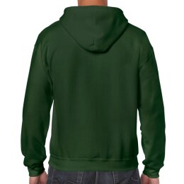 Gildan - 18600 Unisex Heavy Blend Zip Hooded Sweatshirt - forest XL