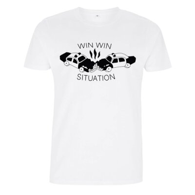 IMKNOTMINK - Win Win Situation - Unisex T-Shirt - white M