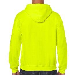 Gildan - 18600 Unisex Heavy Blend Zip Hooded Sweatshirt - safety green (neon) XL