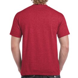 Gildan - 2000 Ultra Cotton Unisex T-Shirt - heather cardinal red M