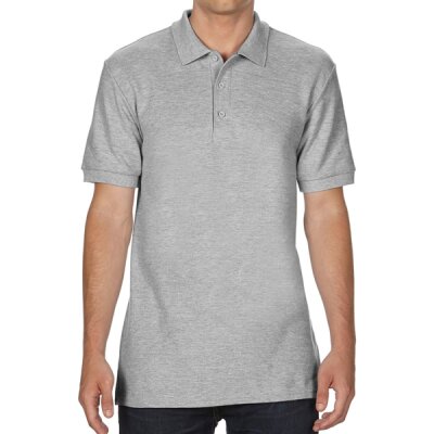 Gildan - 85800 Hammer Premium Cotton Double Piqué Polo Shirt - sport grey XL