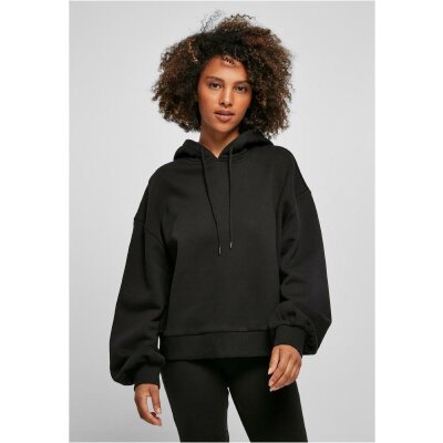 Build Your Brand - Ladies Organic Oversized Hoody (BY183) - black