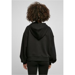 Build Your Brand - Ladies Organic Oversized Hoody (BY183) - black