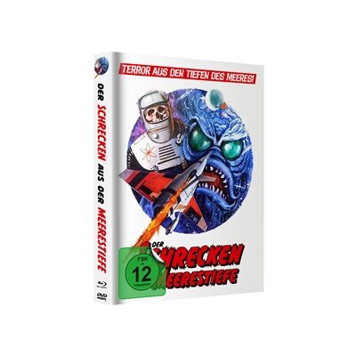 MEDIABOOK BLU-RAY, DVD + HÖRSPIEL CD - DER SCHRECKEN AUS DER MEERESTIEFE - COVER C - BRM