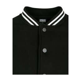 Urban Classics - Ladies Inset College Sweat Jacket (TB2618) - black/white M