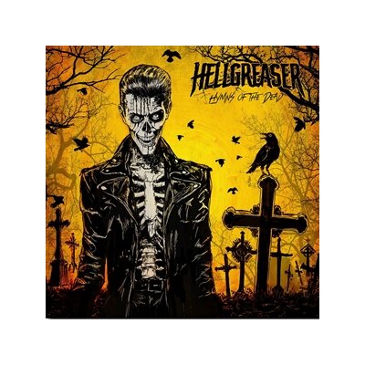 HELLGREASER - HYMNS OF THE DEAD (LTD ORANGE-YELLOW SWIRL VINYL) - LP