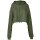 Bella + Canvas - 7502 Women´s Cropped Fleece Hoodie - Military Green S