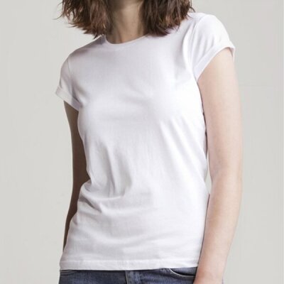 Mantis - Women´s Roll Sleeve T (M81) - white S