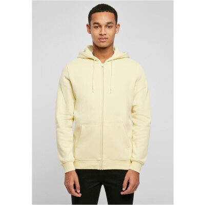 Build Your Brand - Heavy Zip Hoody (BY012) - softyellow