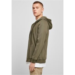 Build Your Brand - Heavy Zip Hoody (BY012) - olive S