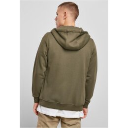 Build Your Brand - Heavy Zip Hoody (BY012) - olive S