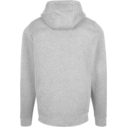 Build Your Brand - Basic Zip Hoody (BB008) - heather grey L
