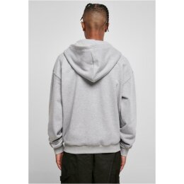 Build Your Brand - Ultra Heavy Zip Hoody (BY192) - heathergrey
