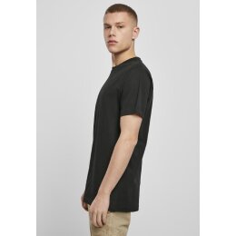 Build Your Brand- Organic T-Shirt Round Neck (BY136) - black