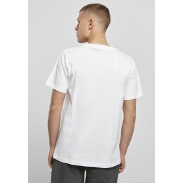 Build Your Brand- Organic T-Shirt Round Neck (BY136) - white  L